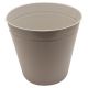 15L Enamelled Metal Bin Grey