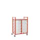 Storage Trolley Red