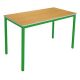 Kentish Classroom Table H760mm Green/Beech