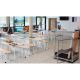 Fast Fold Tables & Benches Set 1220x610mm Beech