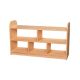 KubbyClass 2 Tier Extra Wide Shelving Unit with Open Back