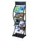 Wave Leaflet Dispensers Grey W350mm