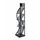 Wave Leaflet Dispensers Black W350mm