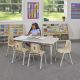 Thrifty Rectangular Table 6-Seater
