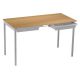 Romney Table & Trays 640x1100x550 Grey/Beech