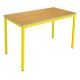 Kentish Classroom Table 710mm Yellow/Beech