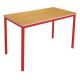 Kentish Classroom Table H530mm Red/Beech