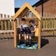 Outdoor Wooden Arbour Bench