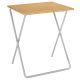 Skid Based Legged Folding Exam Desk Beech