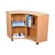 Quarter Round Curved Out Unit Beech