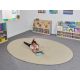 Biscuit Oval Rug