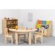 Wild Wood Semi Circle Table W1630 x D560 x H400mm