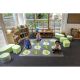 Natural World Carved Leaf Placement Carpet