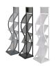 Wave Leaflet Dispenser White  W500mm