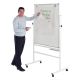 WriteOn Laminate Revolving Mobile Whiteboard 900mm x 1200mm