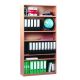 Open Bookcase 1 Fixed And 4 Adjustable Shelves Maple
