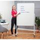 Mobile Writing Boards Portrait Non-Magnetic H900xW600mm