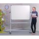 Mobile Swivel Boards Non-Magnetic- Portrait H1200xW900mm