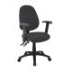 Vantage 2 Lever Chair with Adjustable Arms Charcoal