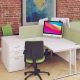 Desk High 3 Drawer Pedestal White