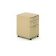 Tall 3 Drawer Pedestal Oak