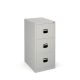 Three Drawer Filing Cabinet Lockable Grey