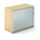 Wooden Tambour Unit H800mm Beech