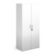 Double Door Cupboard 4 Shelves H1630mm White