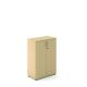 Double Door Cupboard White H1230mm