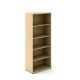 Open Fronted Bookcase 4 Shelves H1630mm White