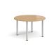 Meeting Table 4 Legs Dia 1200 x 725mm Oak