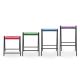 Polyproplene Stool Silver Frame SH610mm Black