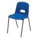 GH20 Four Leg Chair Black Frame SH310mm Blue