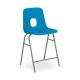 Series E Stool Grey Frame 610mm Blue