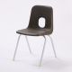 Series E Chair Silver Frame 430mm Brown