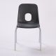 Series E Chair Silver Frame 380mm Charcoal