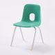 Series E Chair Silver Frame 310mm Emerald