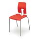 SE Chair Light Grey Frame 380mm  Scarlet