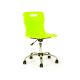 Titan Swivel Chair 490-555mm Glides Blue