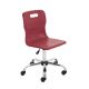 Titan Swivel Chair 490-555mm Castors Burgundy