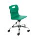 Titan Swivel Chair 405-467mm Castors Green