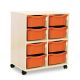 Allsorts 8 Double Maple Unit Tangerine