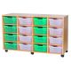 Premium 16 Deep Trays White Unit Cyan