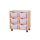 Premium 6 Deep Tray Oak Unit Lime