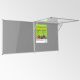 Eco Tamperproof Noticeboard H1200xW2400mm Grey