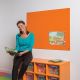 ColourPlus Unframed Noticeboard H1200xW1800mm Purple