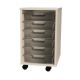 Premium 6 Shallow Tray Maple Unit Clear