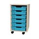 Premium 6 Shallow Tray Maple Unit Cyan
