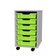 Premium 6 Shallow Tray Grey Unit Lime