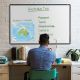 Shield Magnetic Whiteboard H900xW600mm Blue